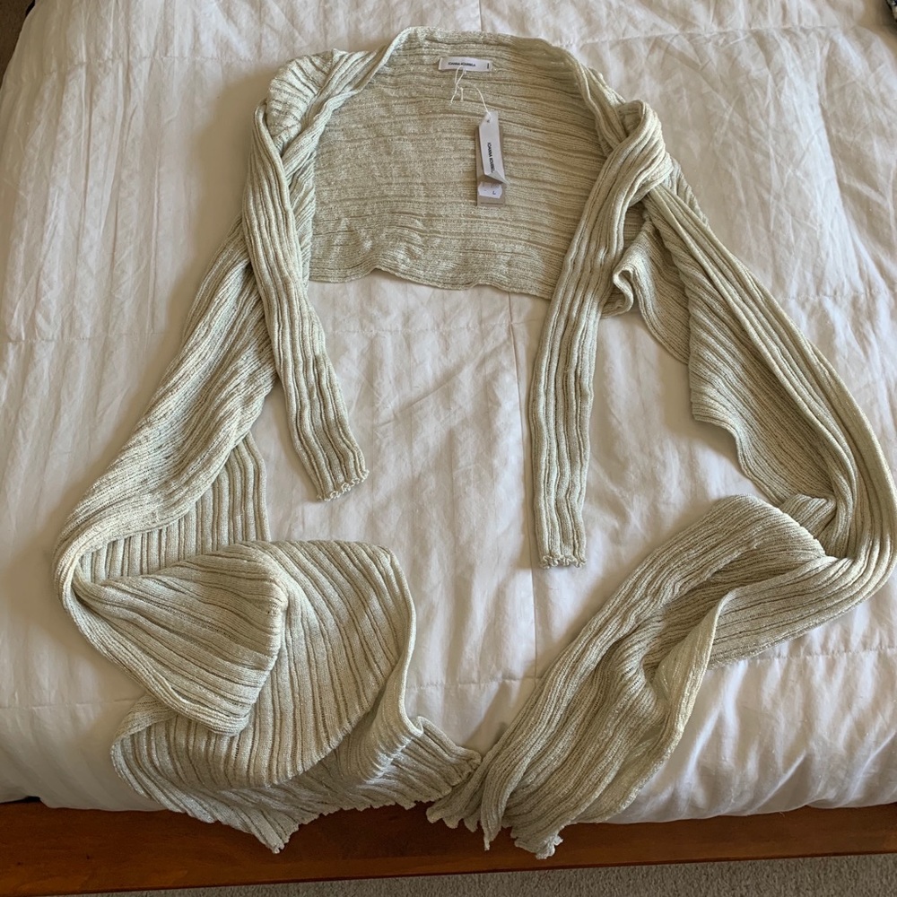 S,  sleeve, multipurpose wrap/tunic